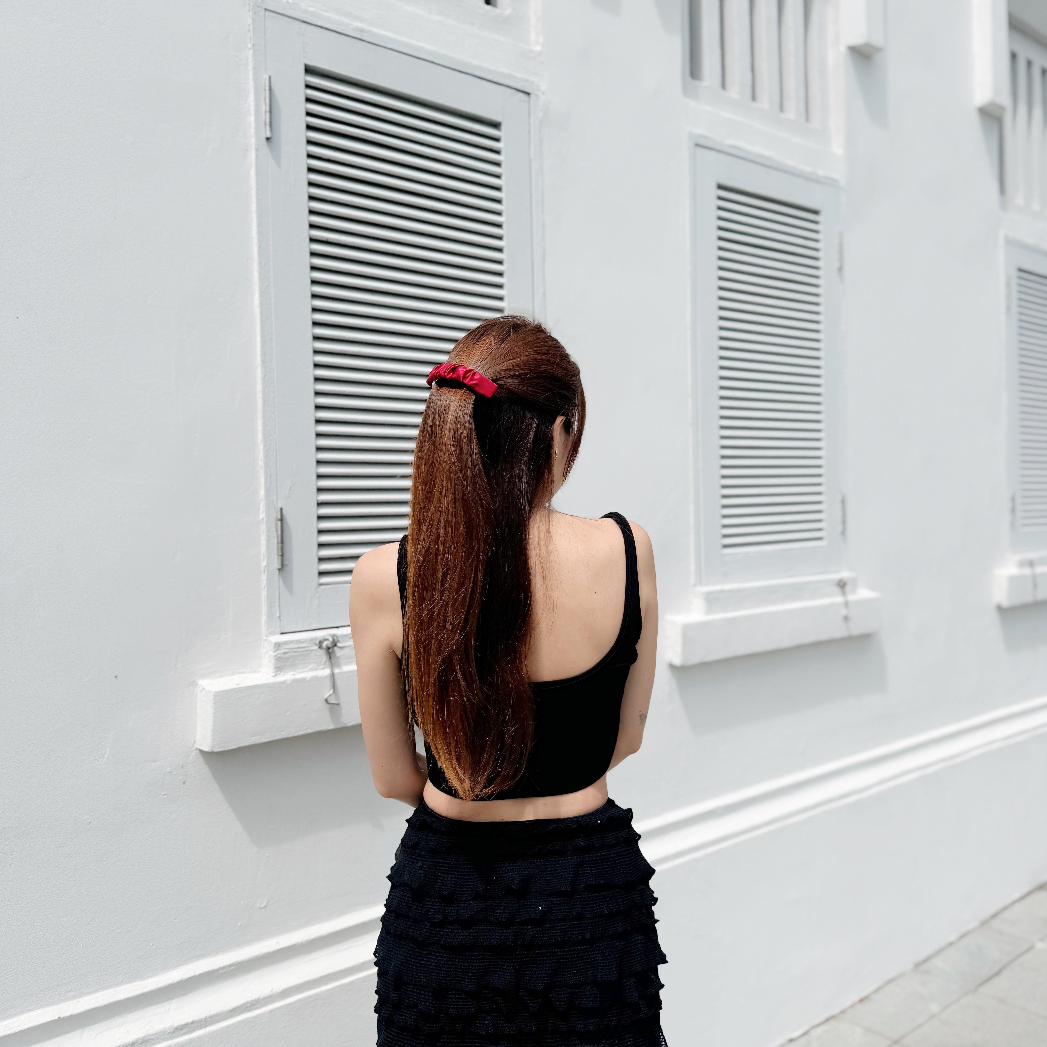 Fayre Silk Hair Barrette Duo