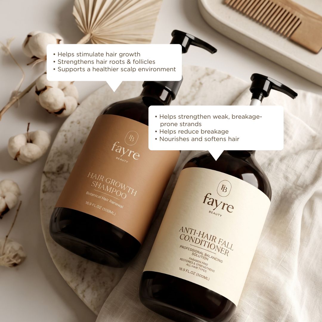 Fayre Premium Hair Growth Shampoo & Anti-hairfall Conditioner Duo