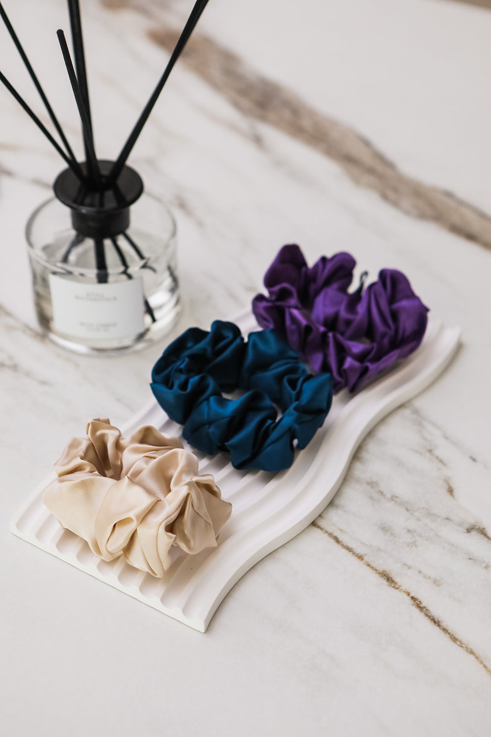 Fayre Silk Scrunchie Trio