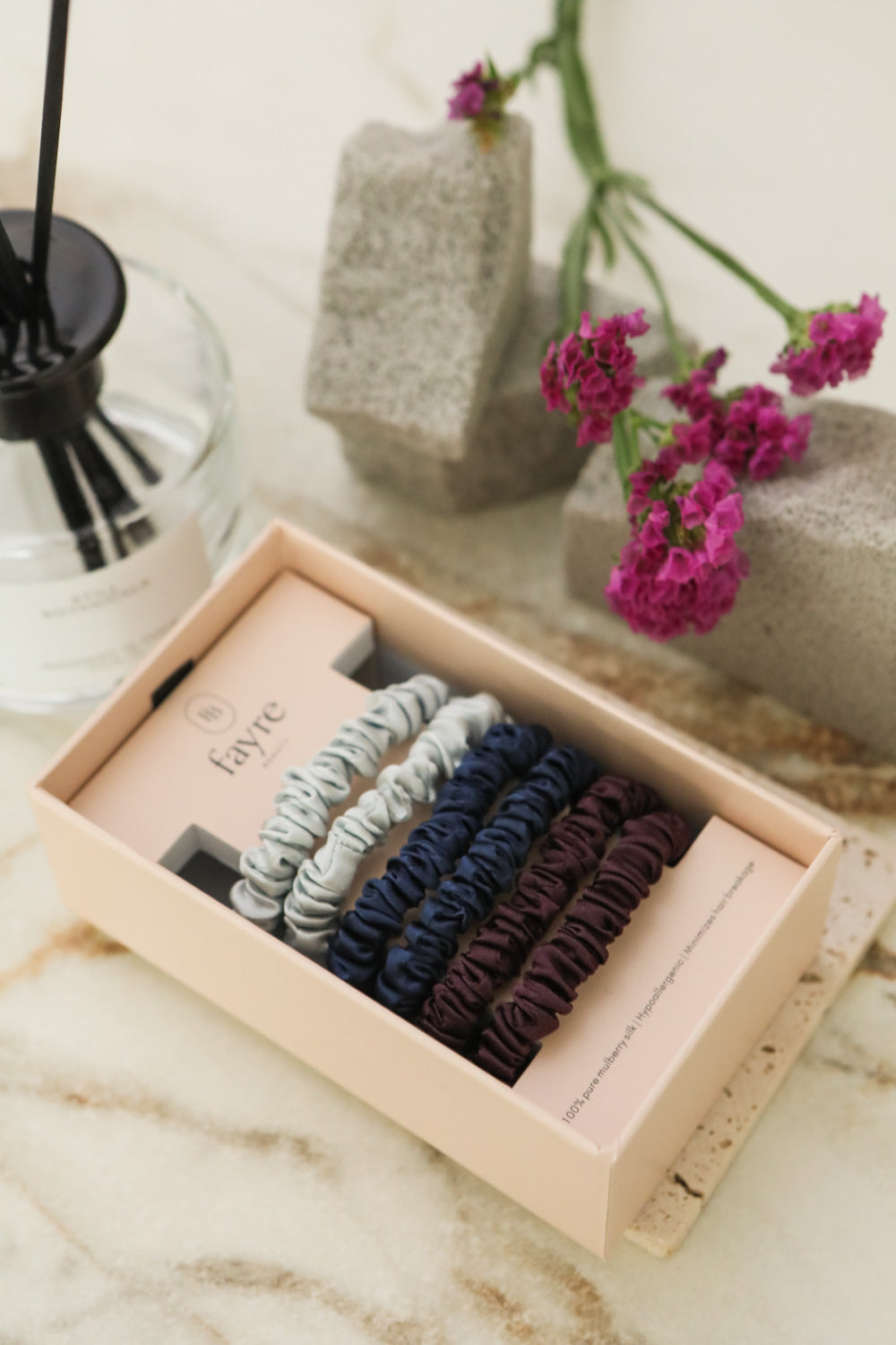 Fayre Deluxe Slim Silk Scrunchie