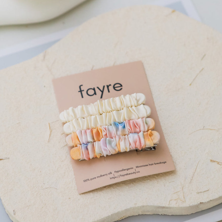 Fayre Aurora Silk Hair Pins