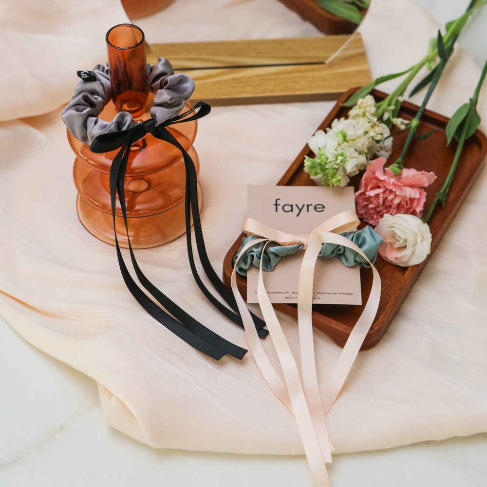 Fayre Coquette Silk Scrunchies