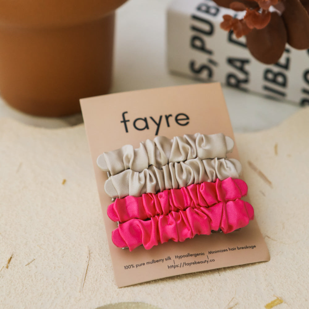 Fayre Aurora Silk Hair Pins