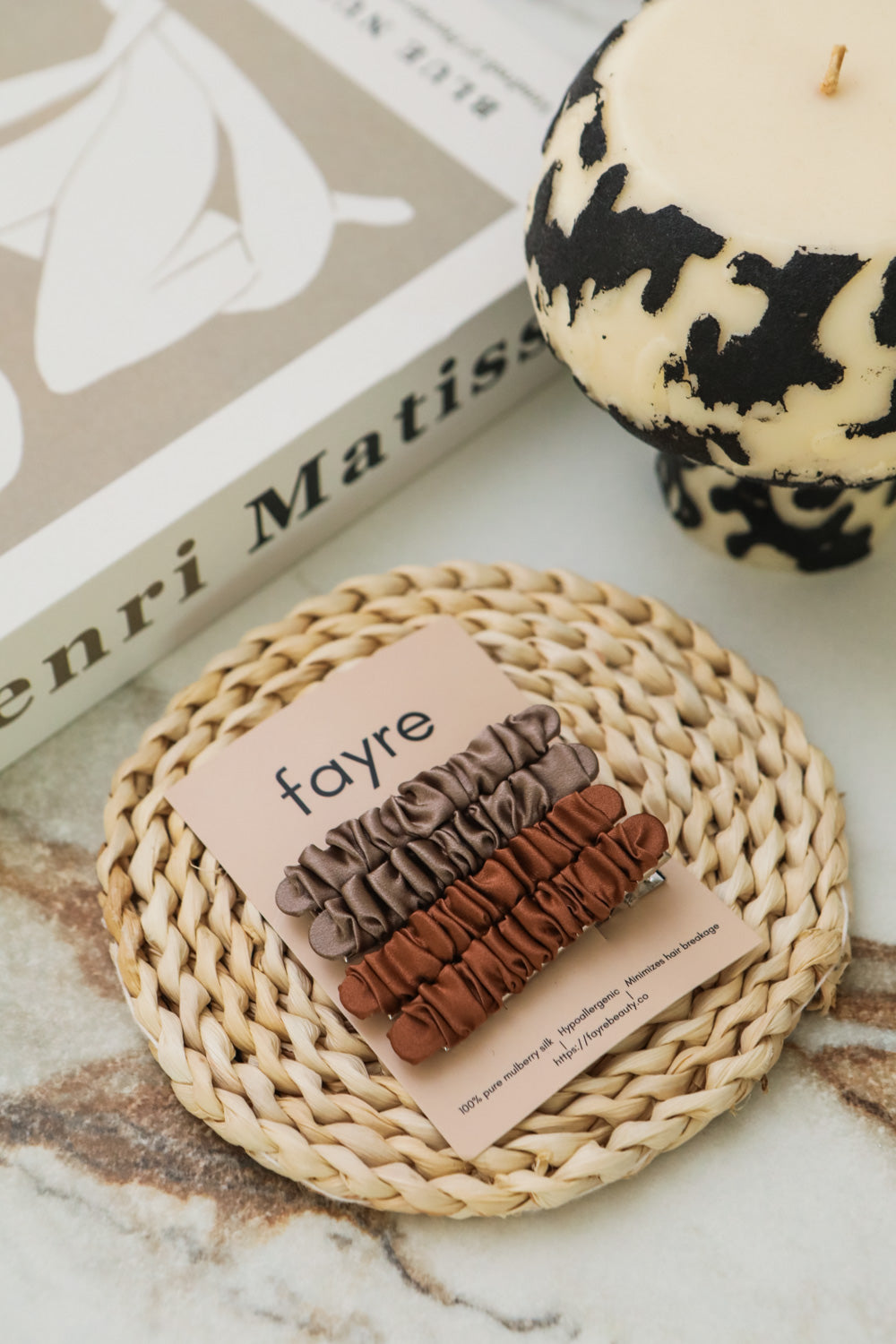 Fayre Aurora Silk Hair Pins