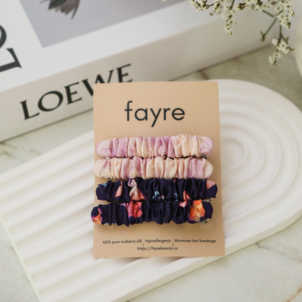 Fayre Aurora Silk Hair Pins
