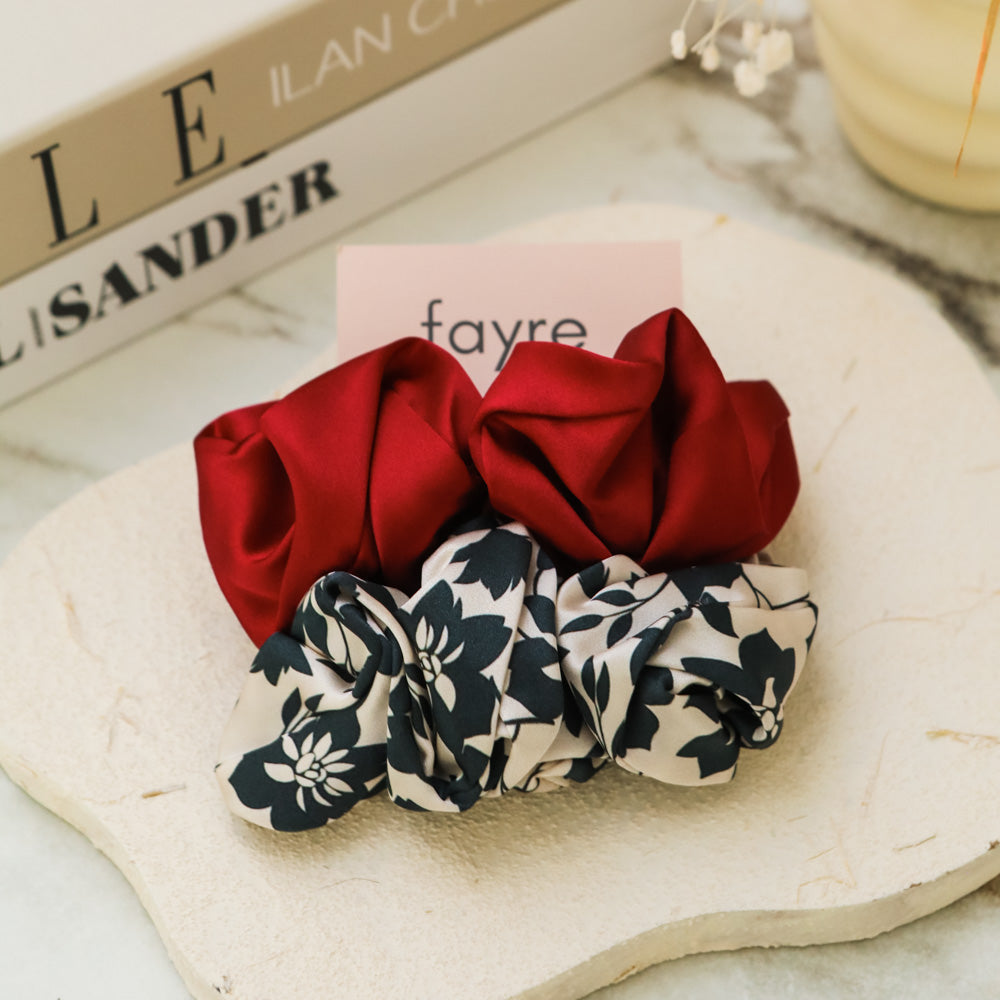 Fayre K-style Oversized Silk Scrunchie