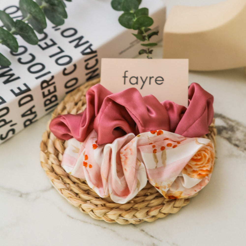 Fayre K-style Oversized Silk Scrunchie