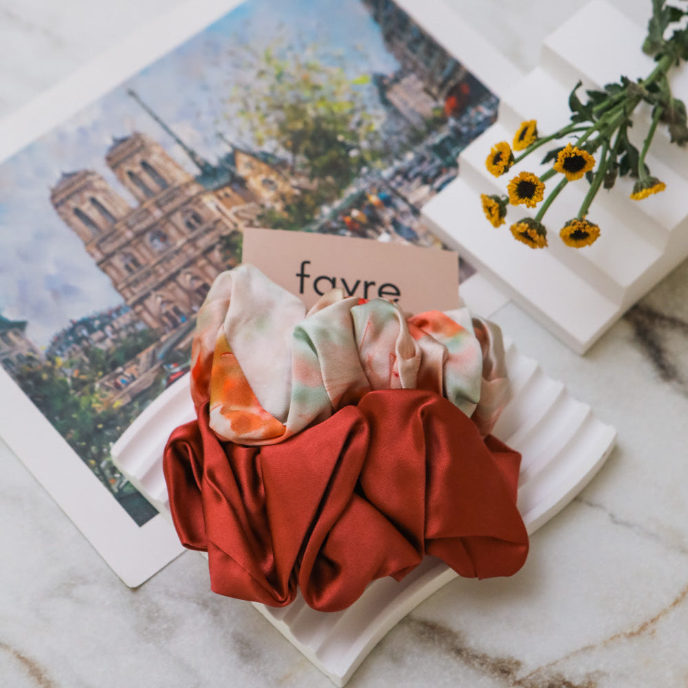 Fayre K-style Oversized Silk Scrunchie