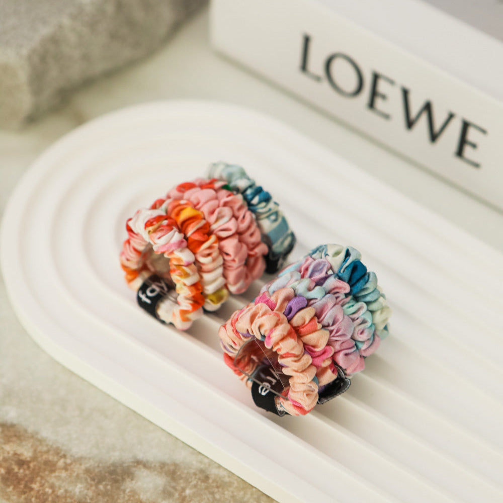 Fayre Mini Silk Scrunchies
