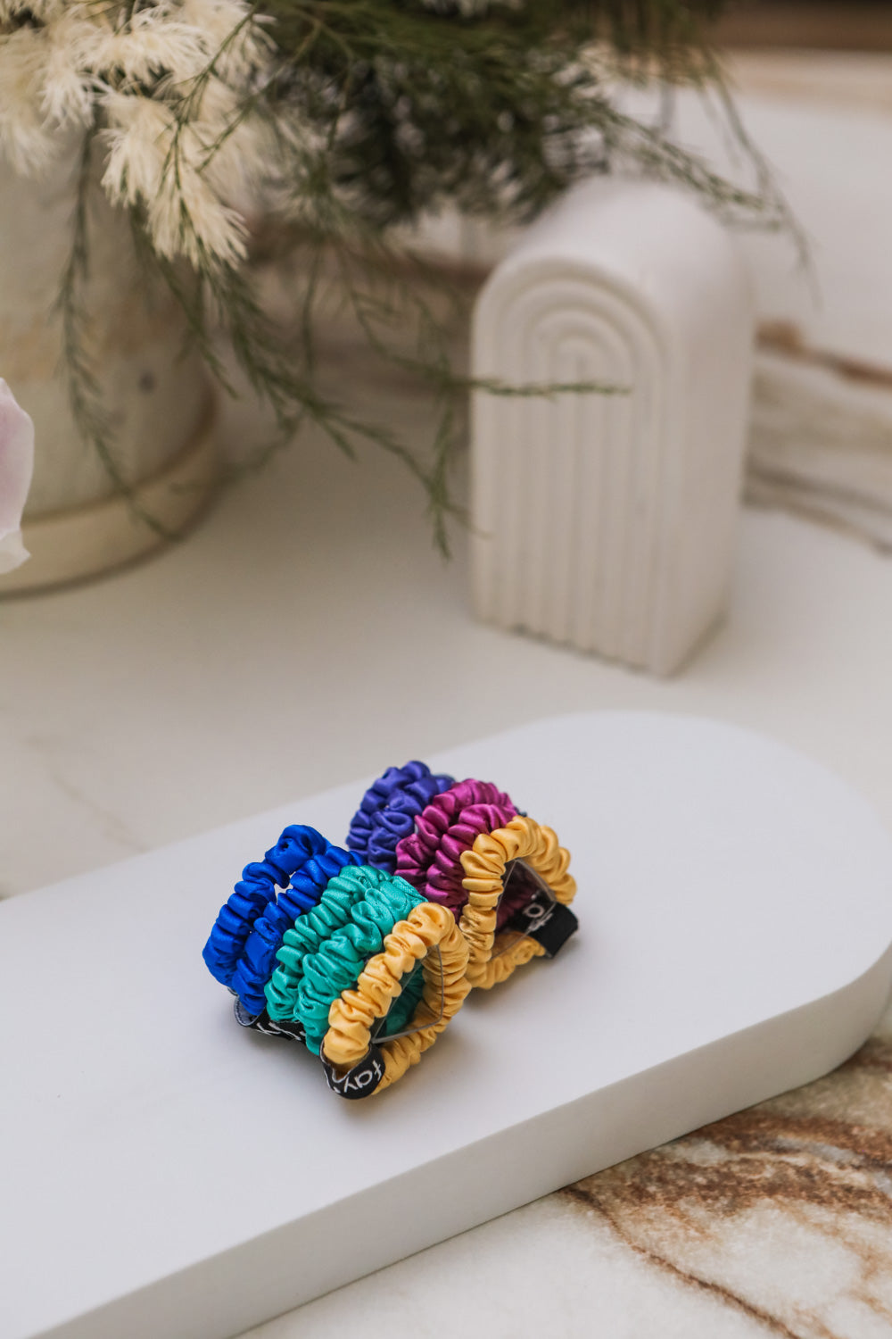 Fayre Mini Silk Scrunchies