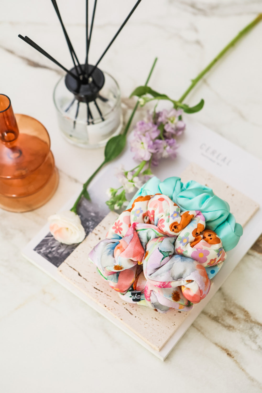 Fayre Silk Pillow Scrunchies Trio