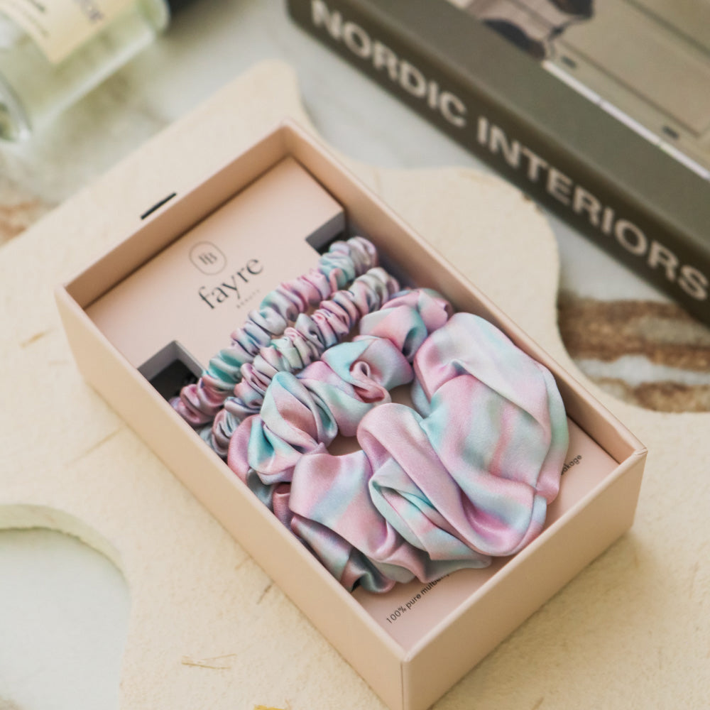 Fayre Silk Scrunchie Multipack