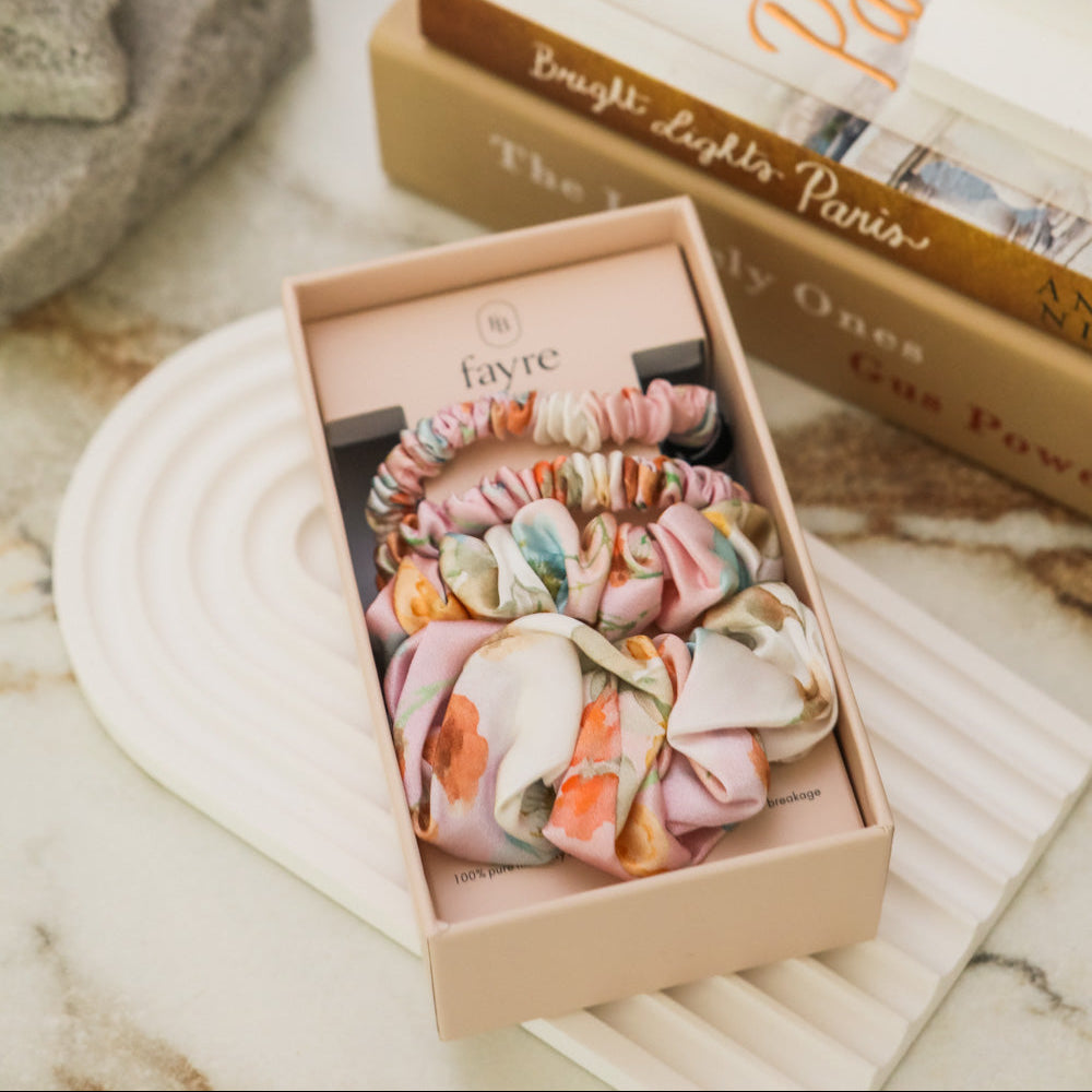 Fayre Silk Scrunchie Multipack
