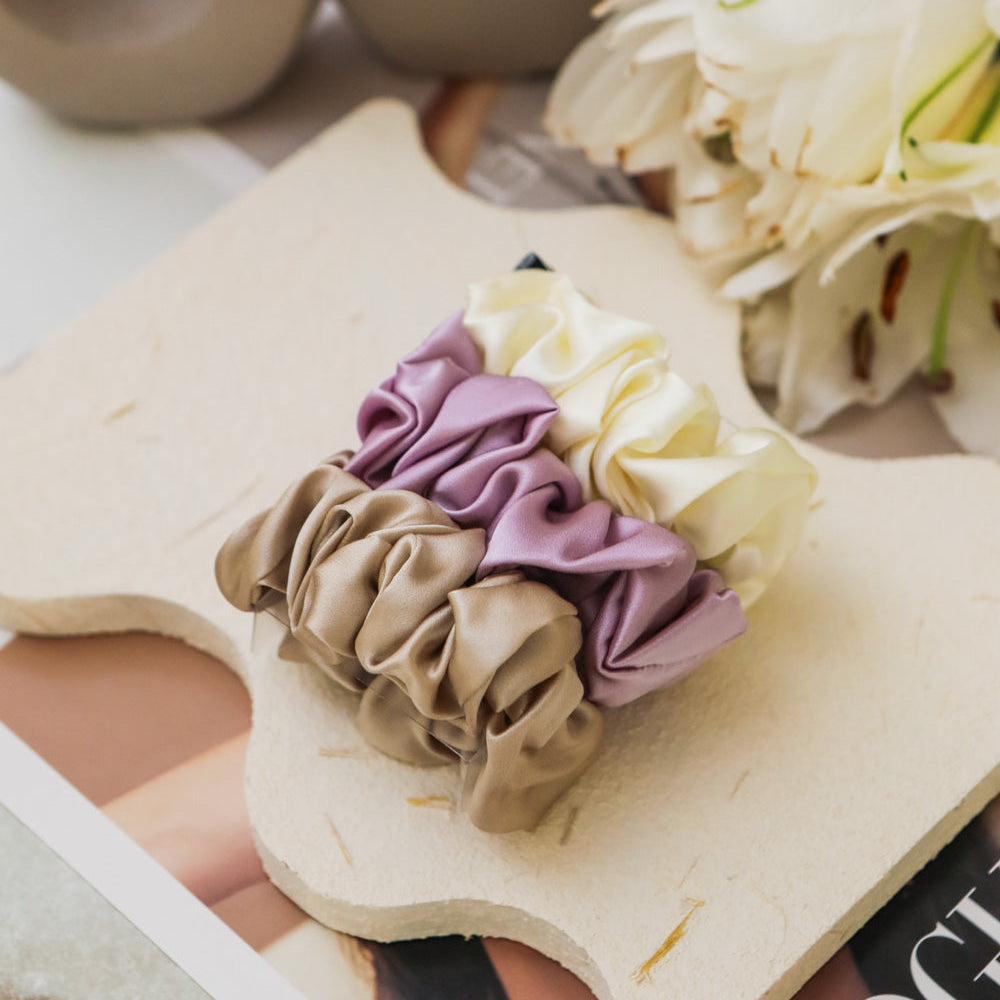 Fayre Silk Scrunchie Trio