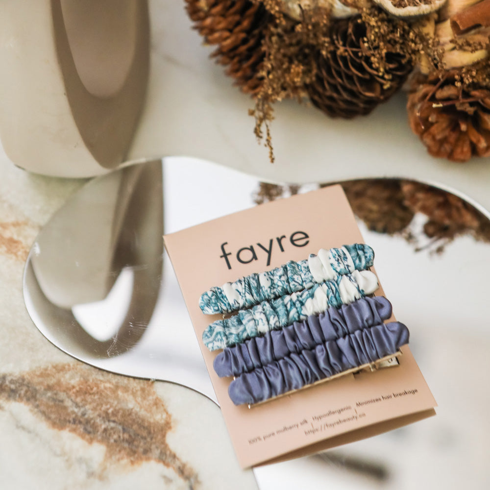 Fayre Aurora Silk Hair Pins