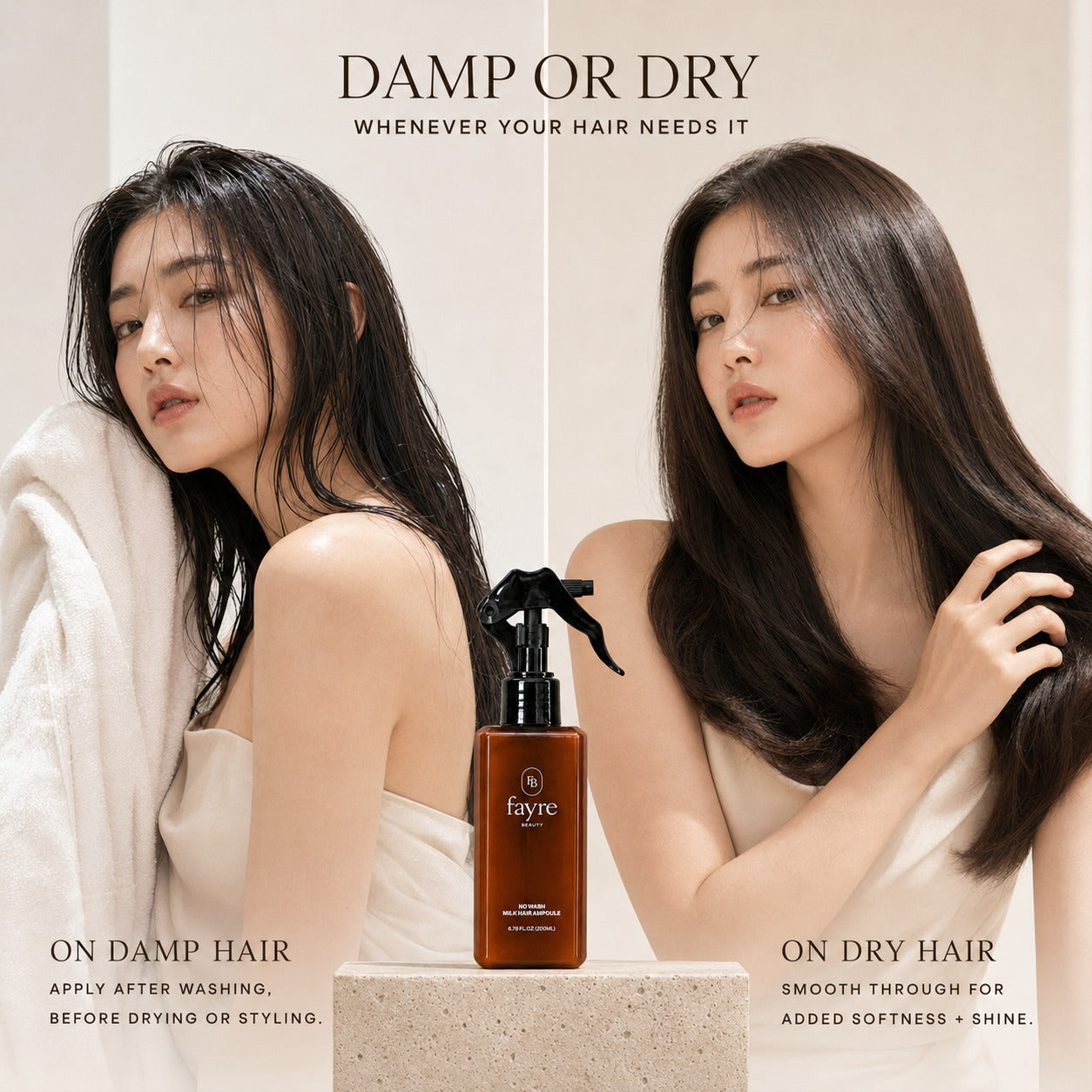 Fayre No Wash Milk Hair Ampoule