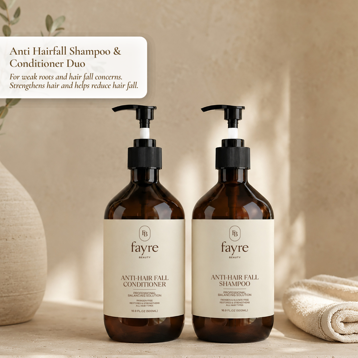 Fayre Anti-hairfall Shampoo & Conditioner Duo
