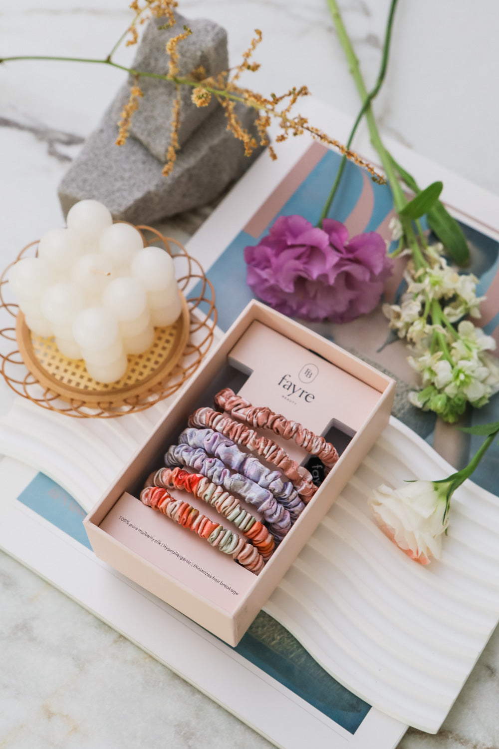 Fayre Deluxe Slim Silk Scrunchie