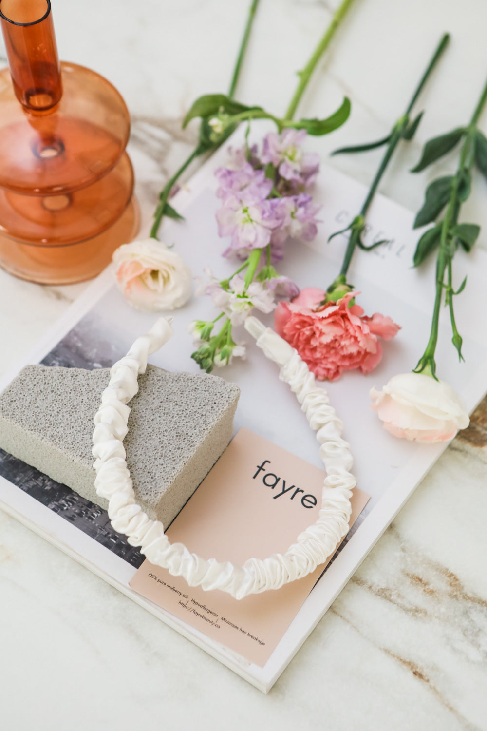 Fayre Silk Ruched Hairband Set