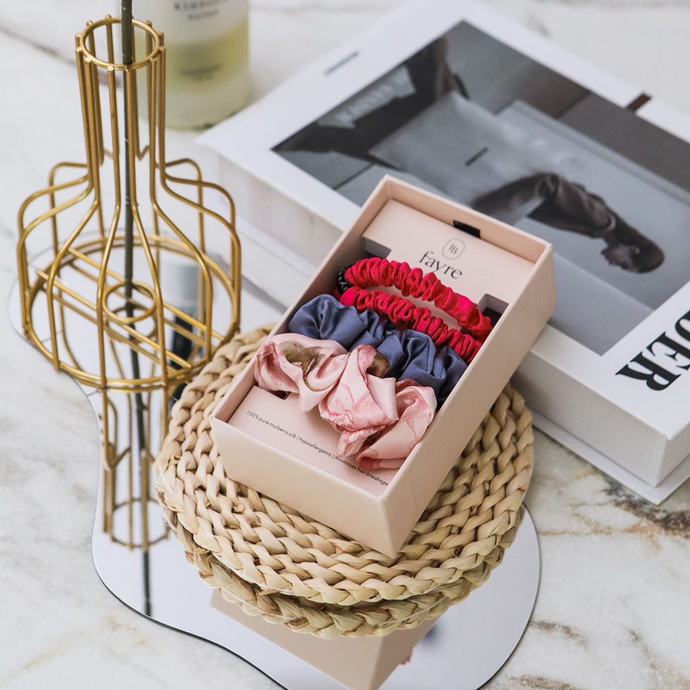 Fayre Silk Scrunchie Multipack