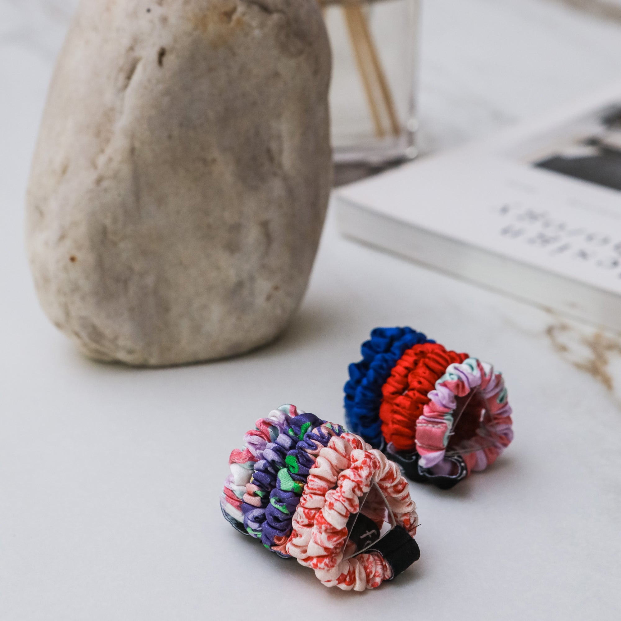 Fayre Mini Silk Scrunchies