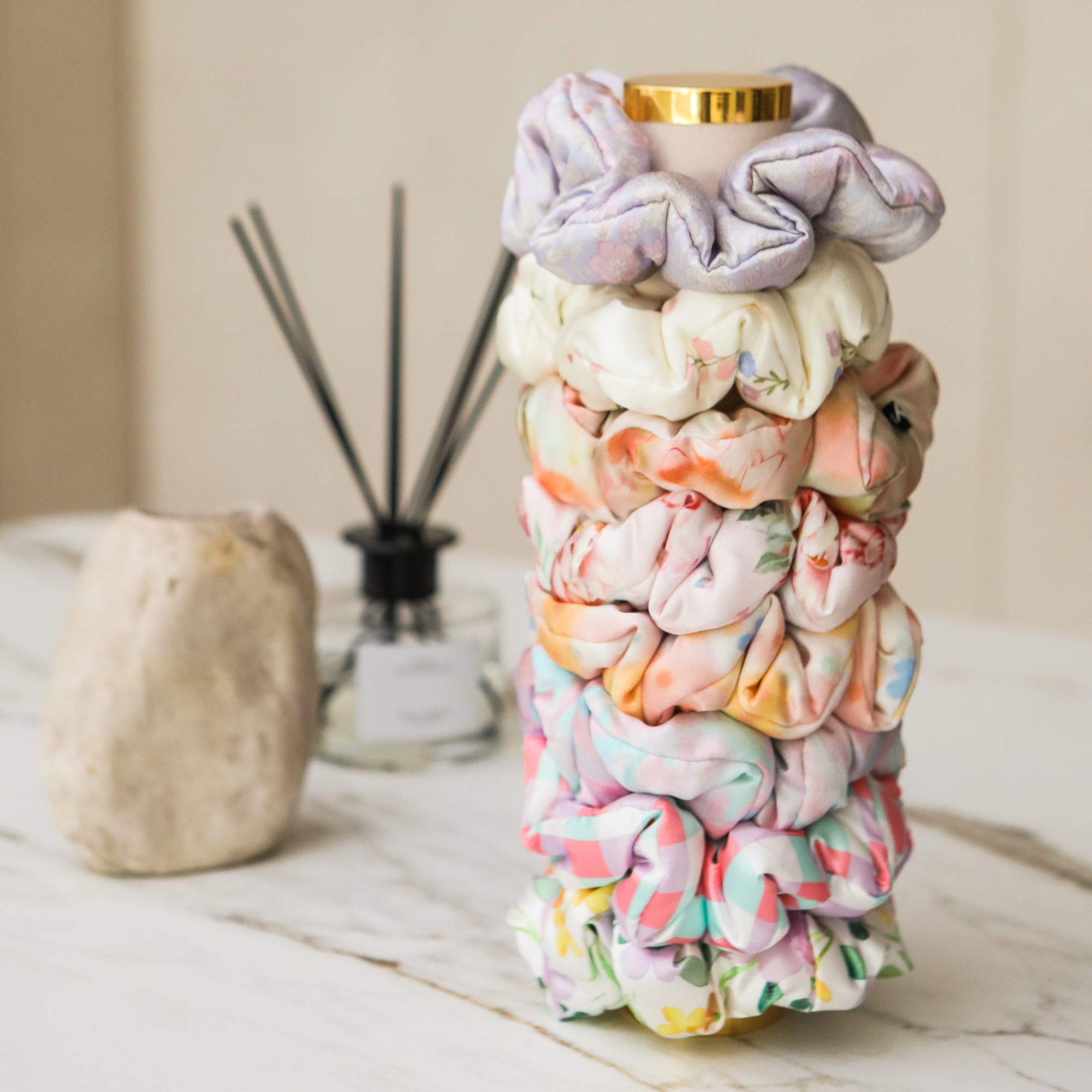 Fayre Silk Pillow Scrunchies Trio