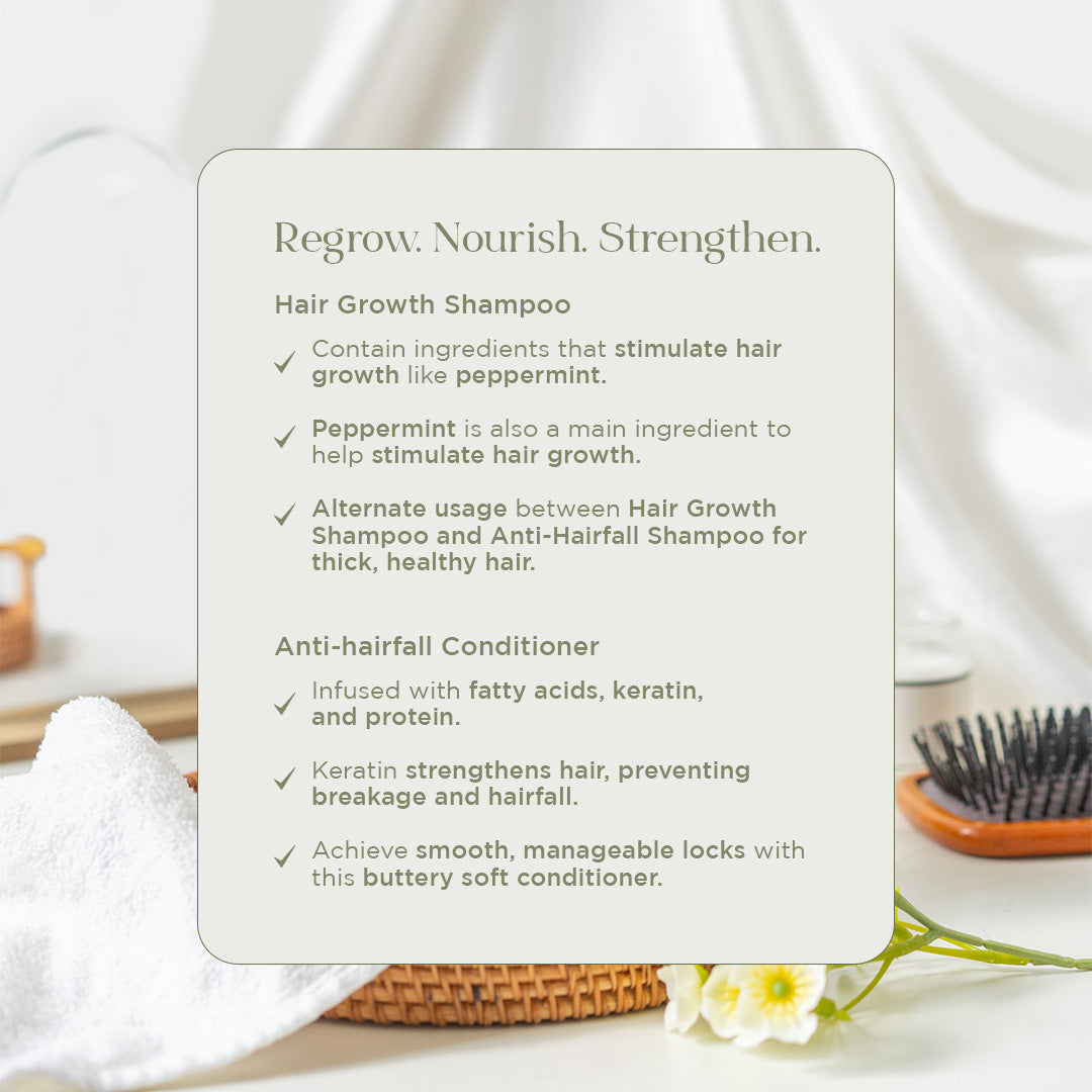 Fayre Premium Hair Growth Shampoo & Anti-hairfall Conditioner Duo
