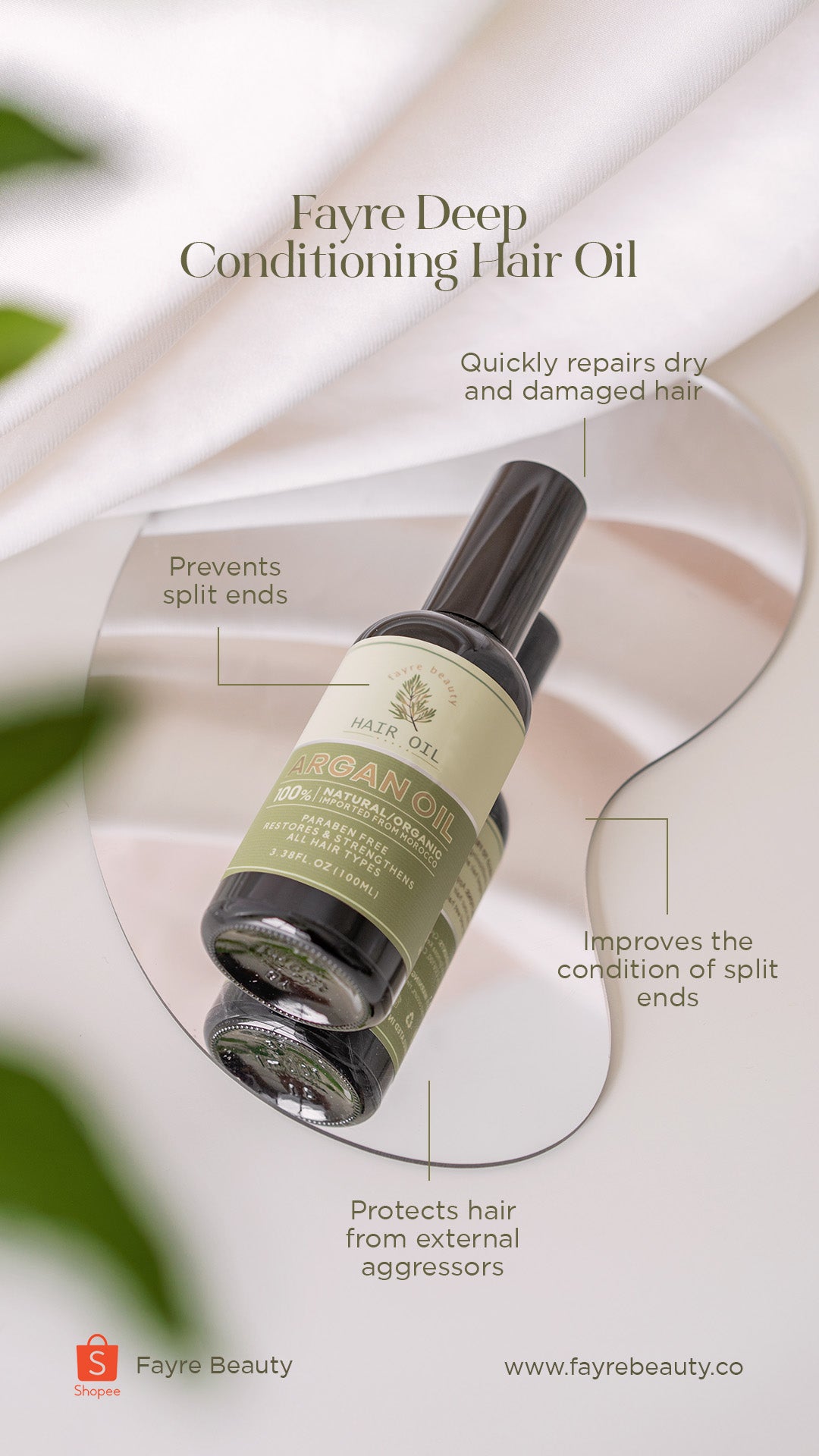 Fayre Deep Conditioning Hair Oil Singapore