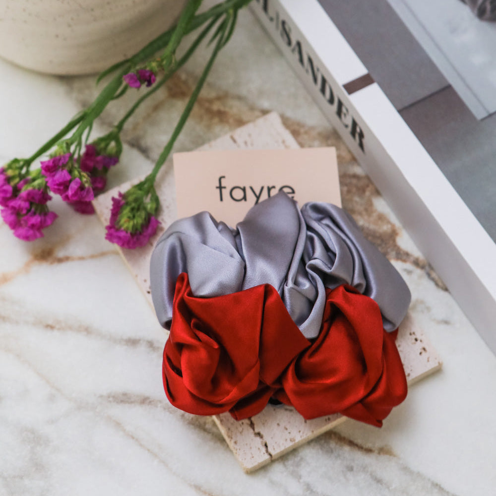 Fayre K-style Oversized Silk Scrunchie