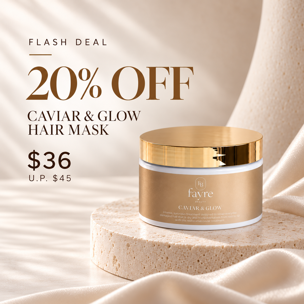 Fayre Caviar & Glow Hair Mask