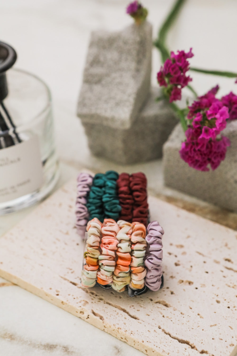 Fayre Mini Silk Scrunchies