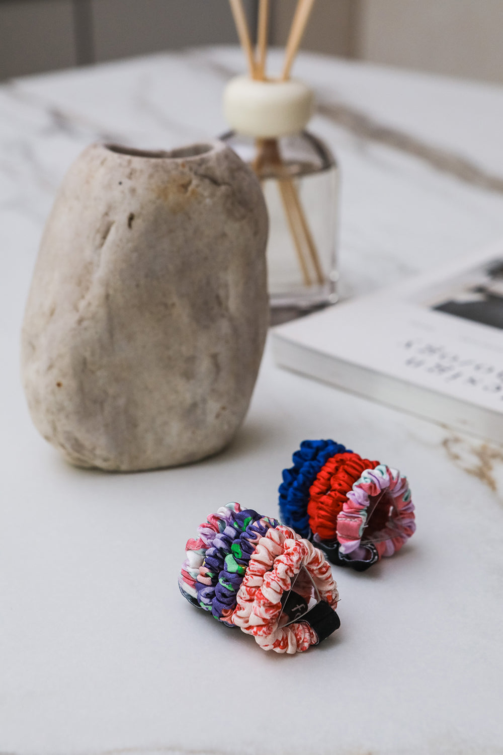 Fayre Mini Silk Scrunchies