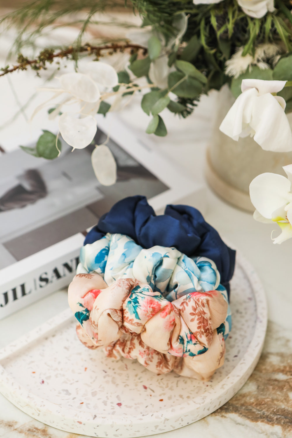 Fayre Silk Pillow Scrunchies Trio