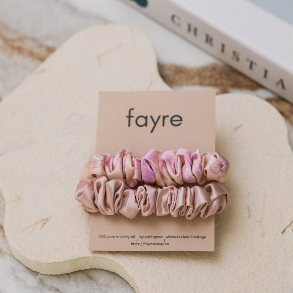 Fayre Quintessential Scrunchie Duo