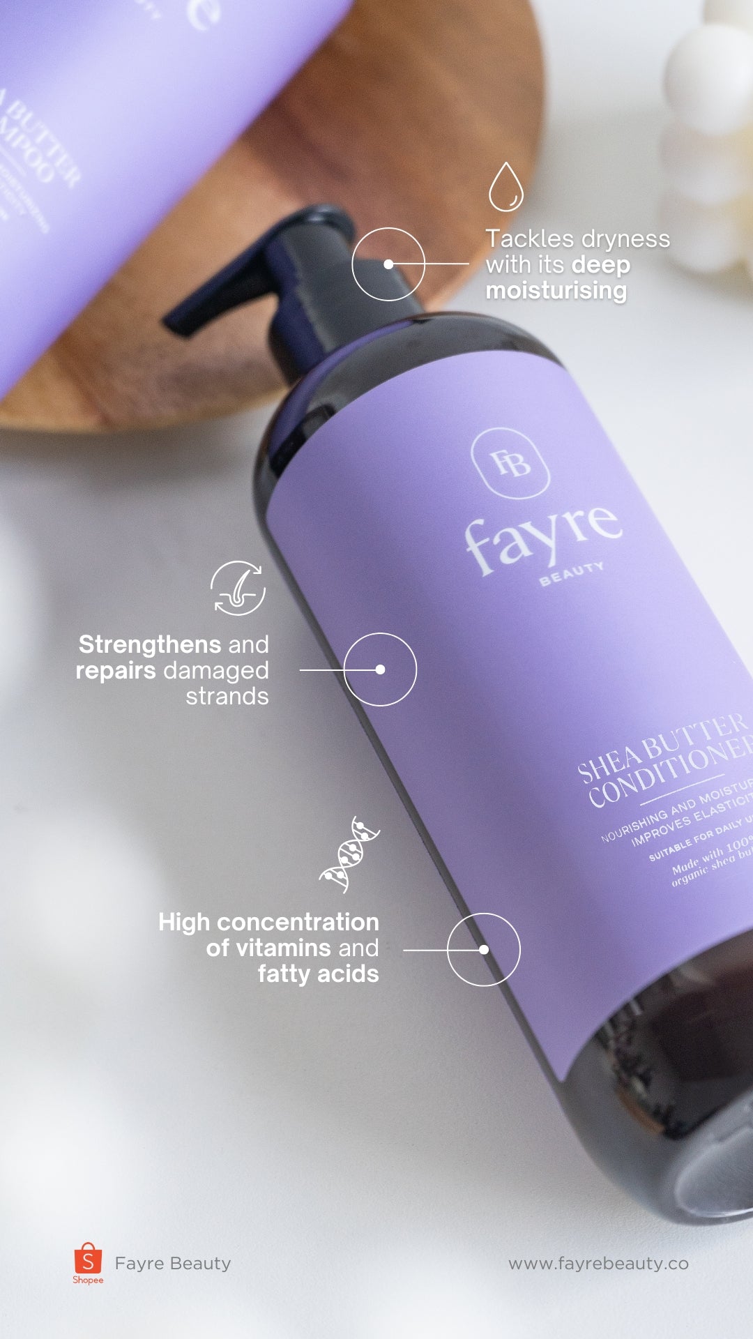 Fayre Shea Butter Shampoo & Conditioner Duo