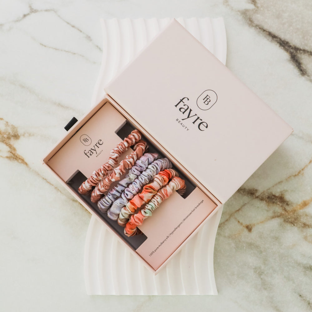 Fayre Deluxe Slim Silk Scrunchie