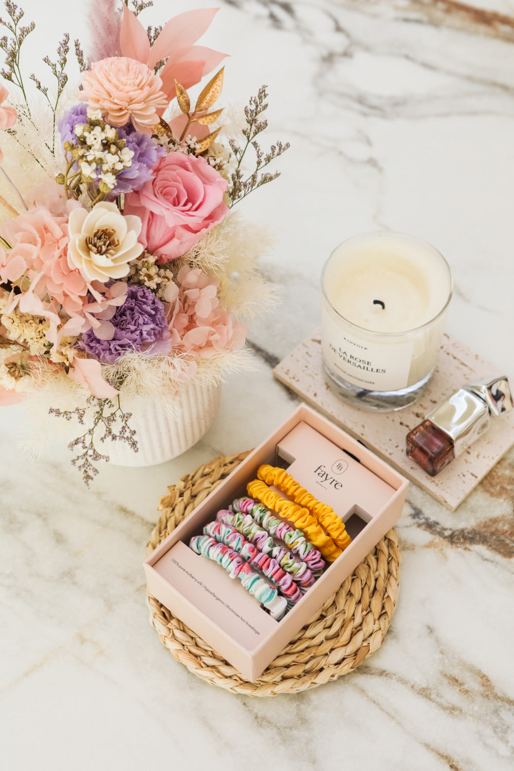 Fayre Deluxe Slim Silk Scrunchie