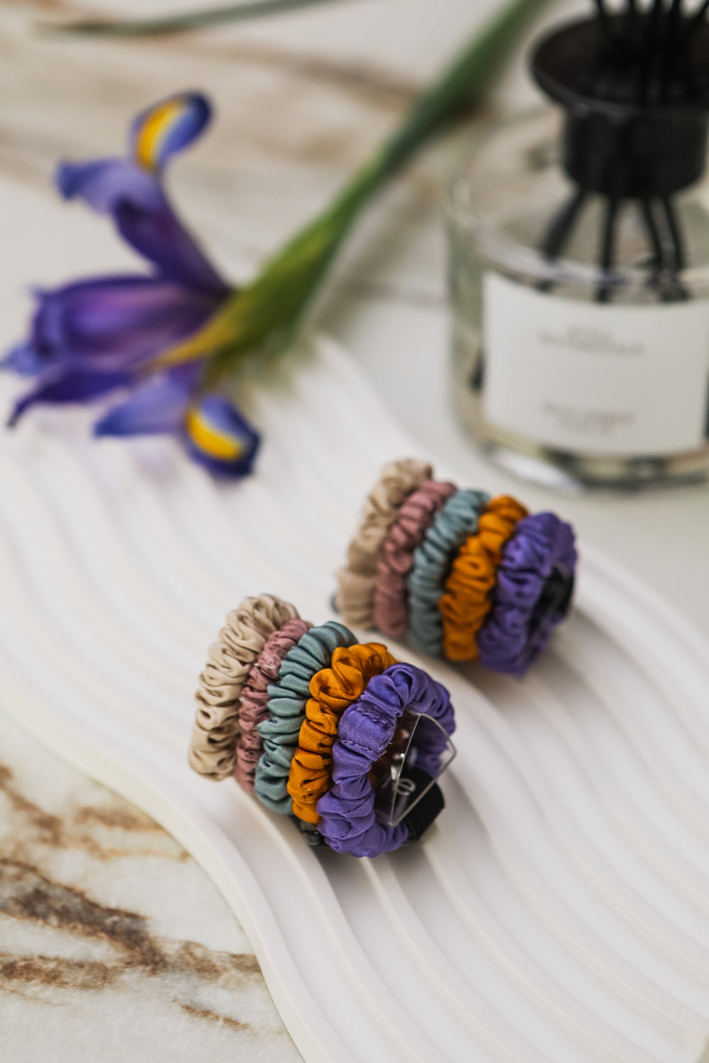 Fayre Mini Silk Scrunchies