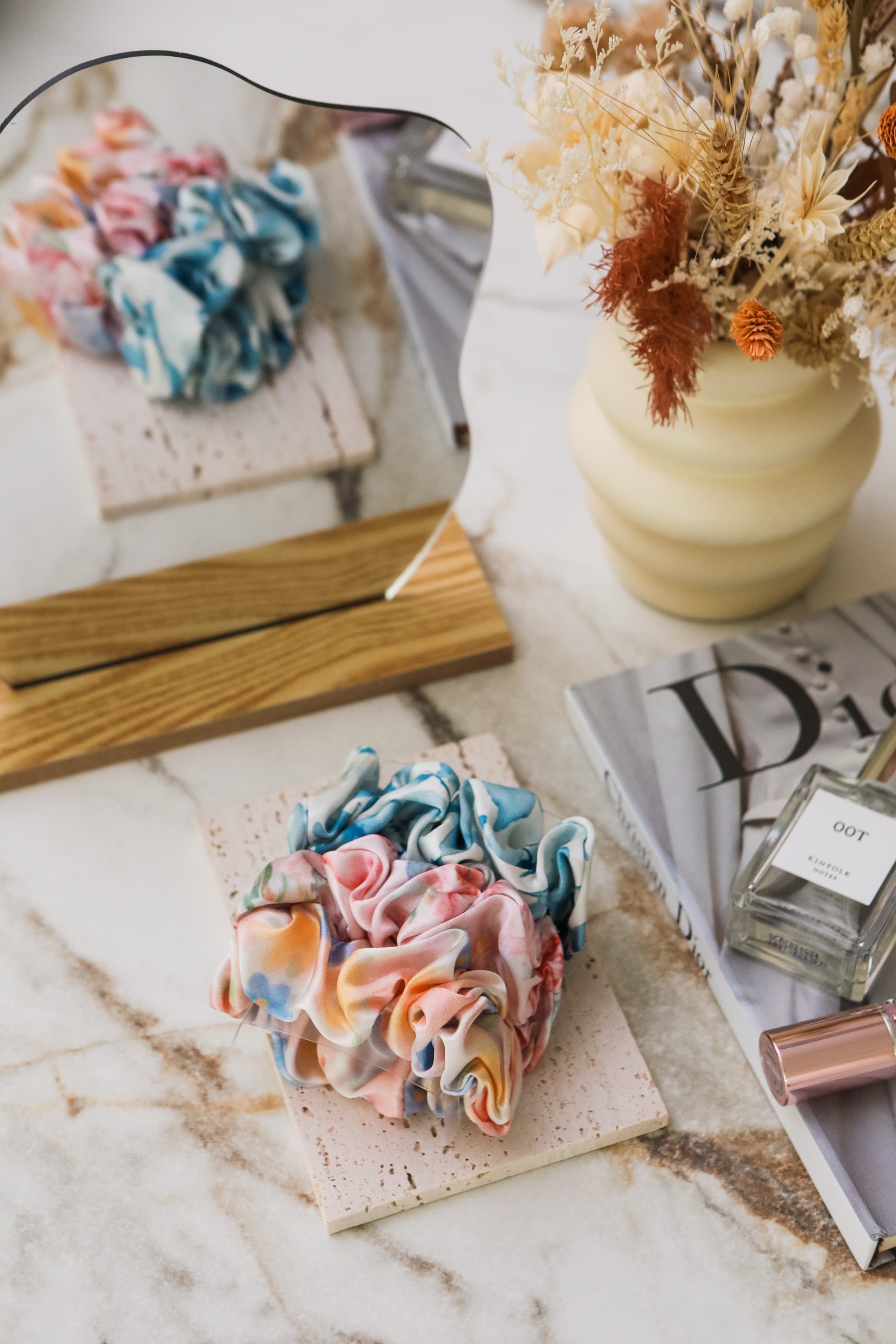 Fayre Silk Scrunchie Trio