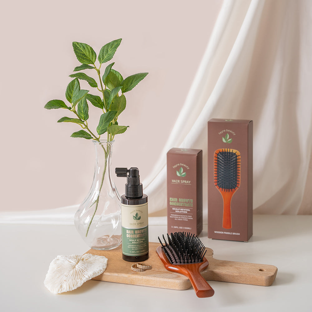 Fayre Hair Growth Concentrate + Paddle Brush Promo Bundle (10% OFF)