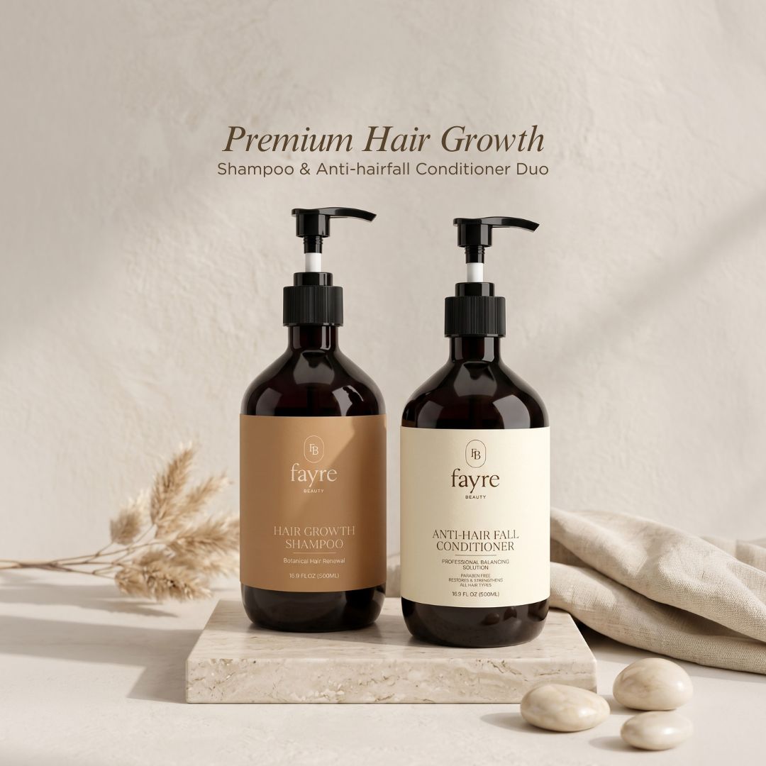 Fayre Premium Hair Growth Shampoo & Anti-hairfall Conditioner Duo