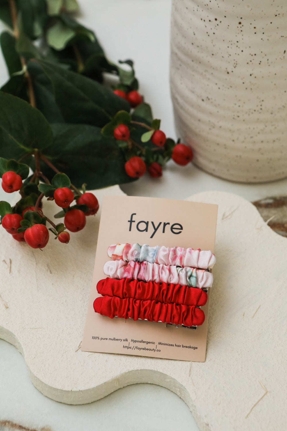 Fayre Aurora Silk Hair Pins
