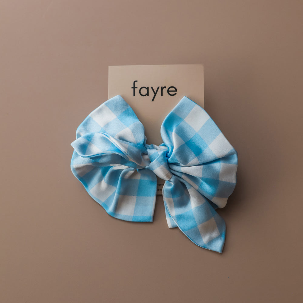 Fayre Ribbon Silk Scrunchie