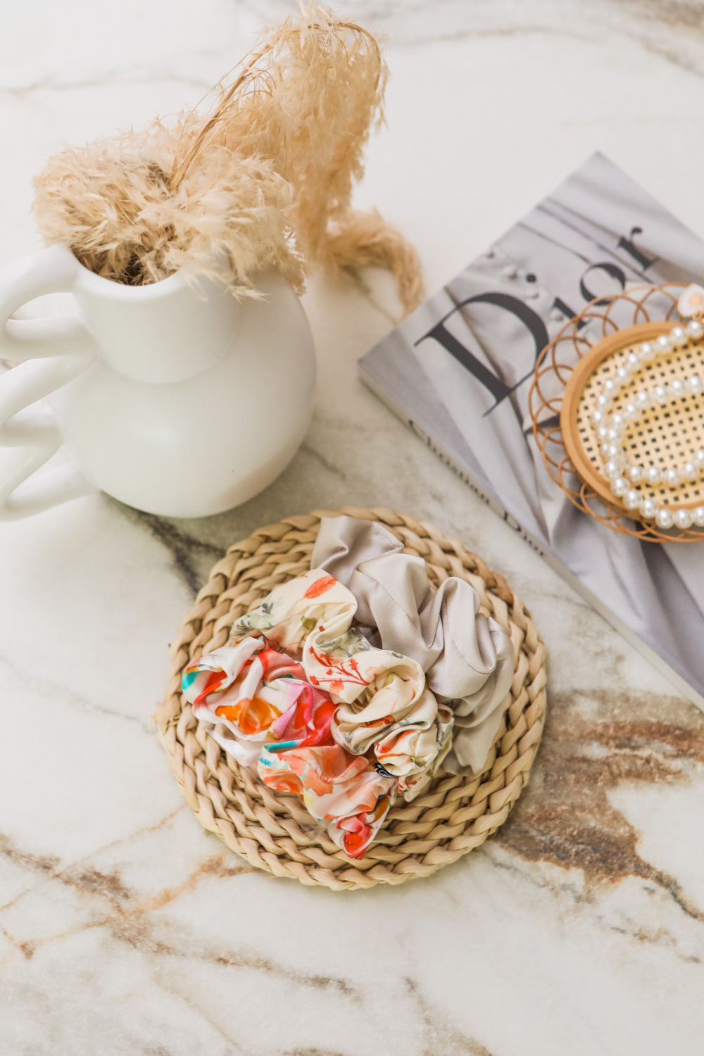 Fayre Silk Scrunchie Trio