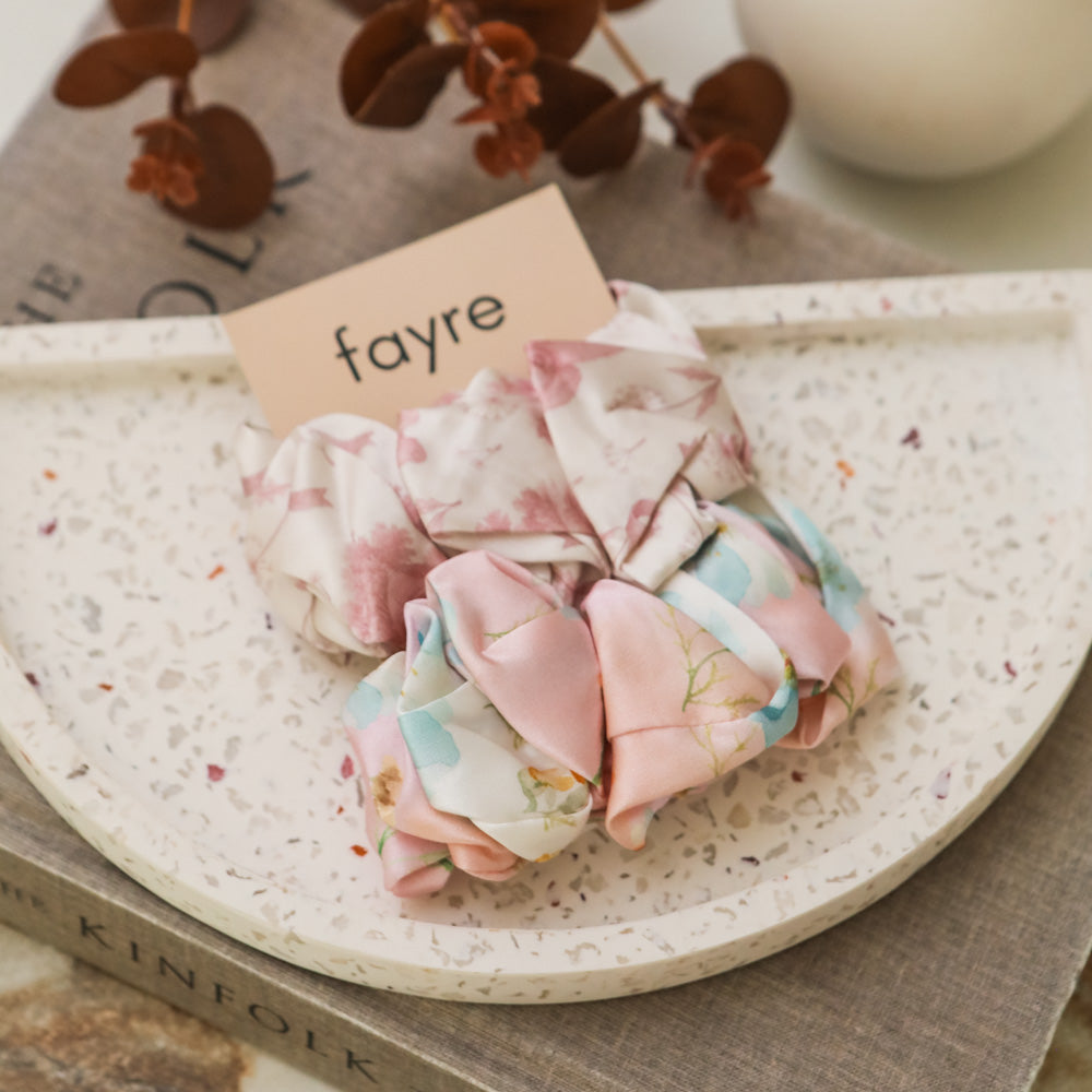 Fayre K-style Oversized Silk Scrunchie