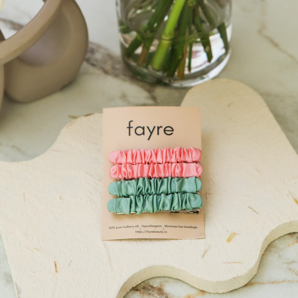 Fayre Aurora Silk Hair Pins