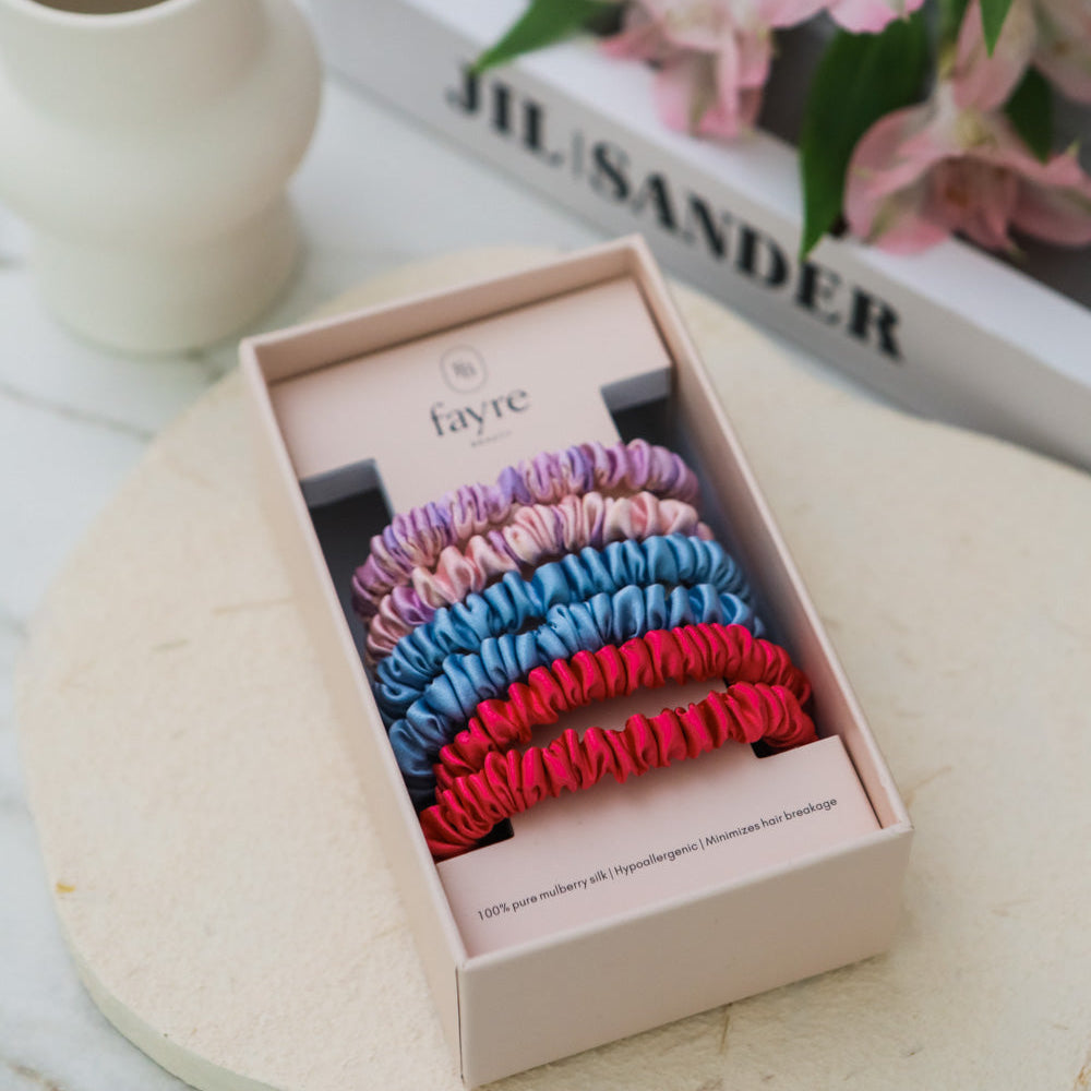 Fayre Deluxe Slim Silk Scrunchie
