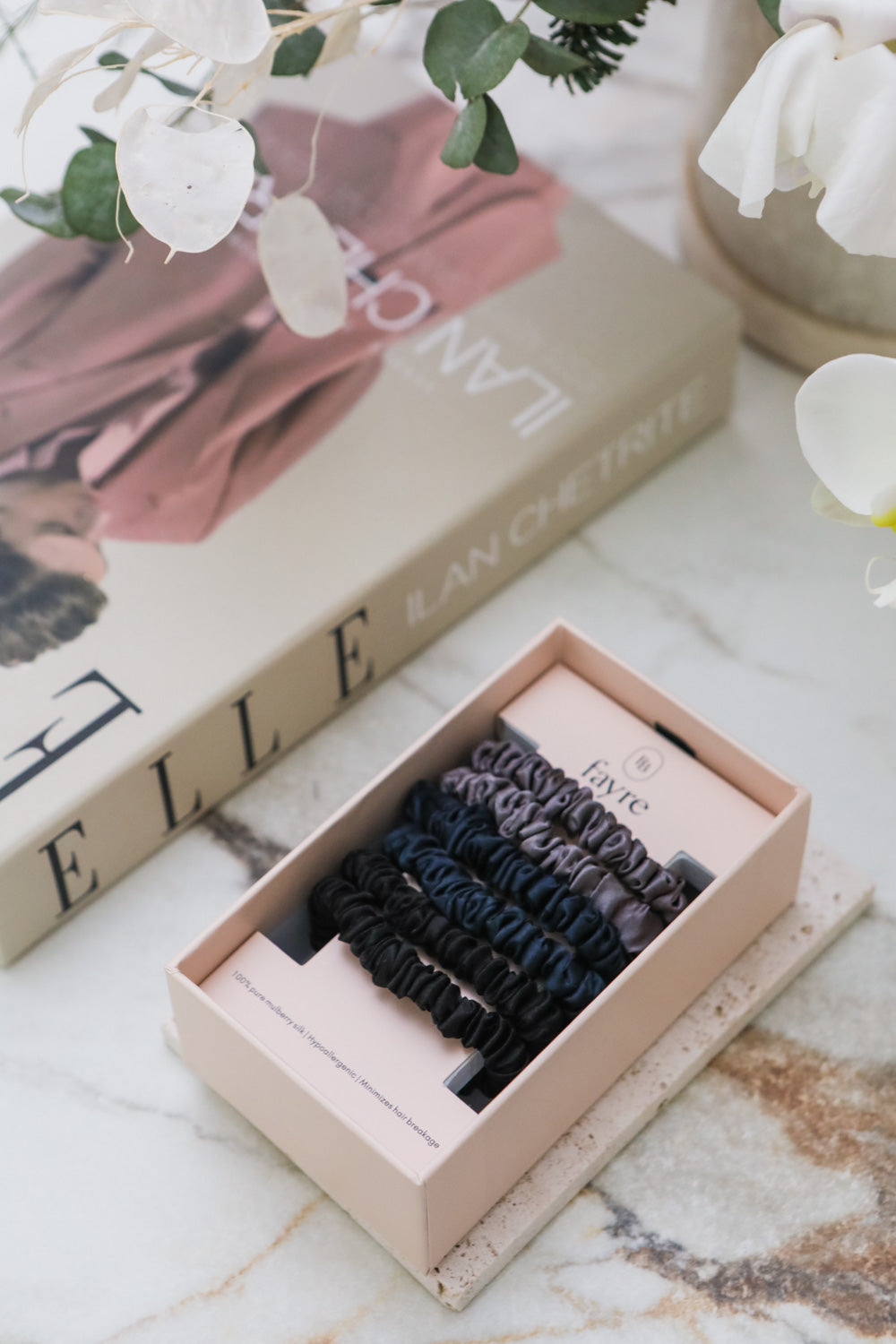 Fayre Deluxe Slim Silk Scrunchie