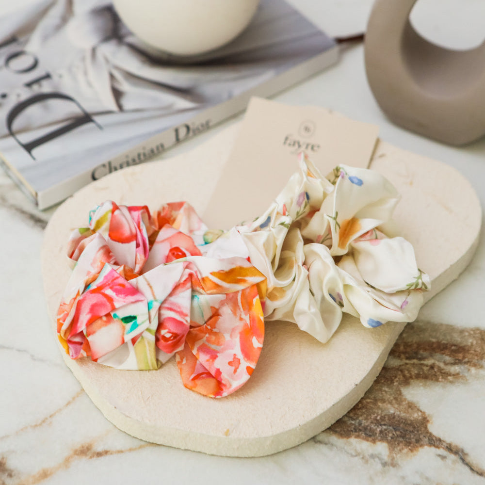 Fayre K-style Oversized Silk Scrunchie
