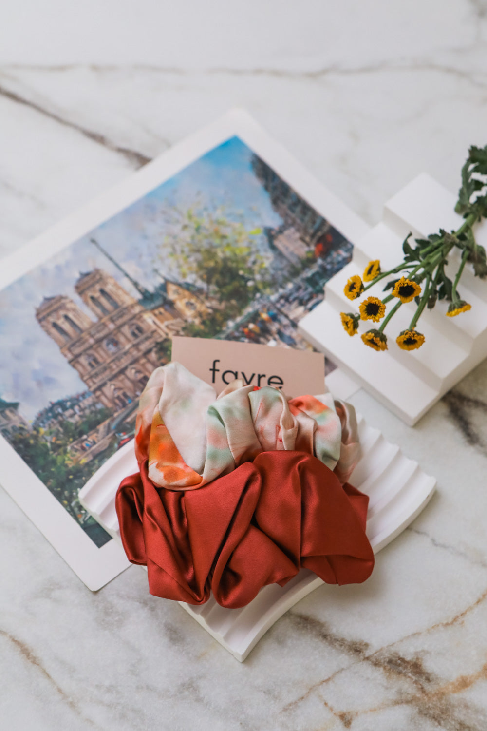 Fayre K-style Oversized Silk Scrunchie